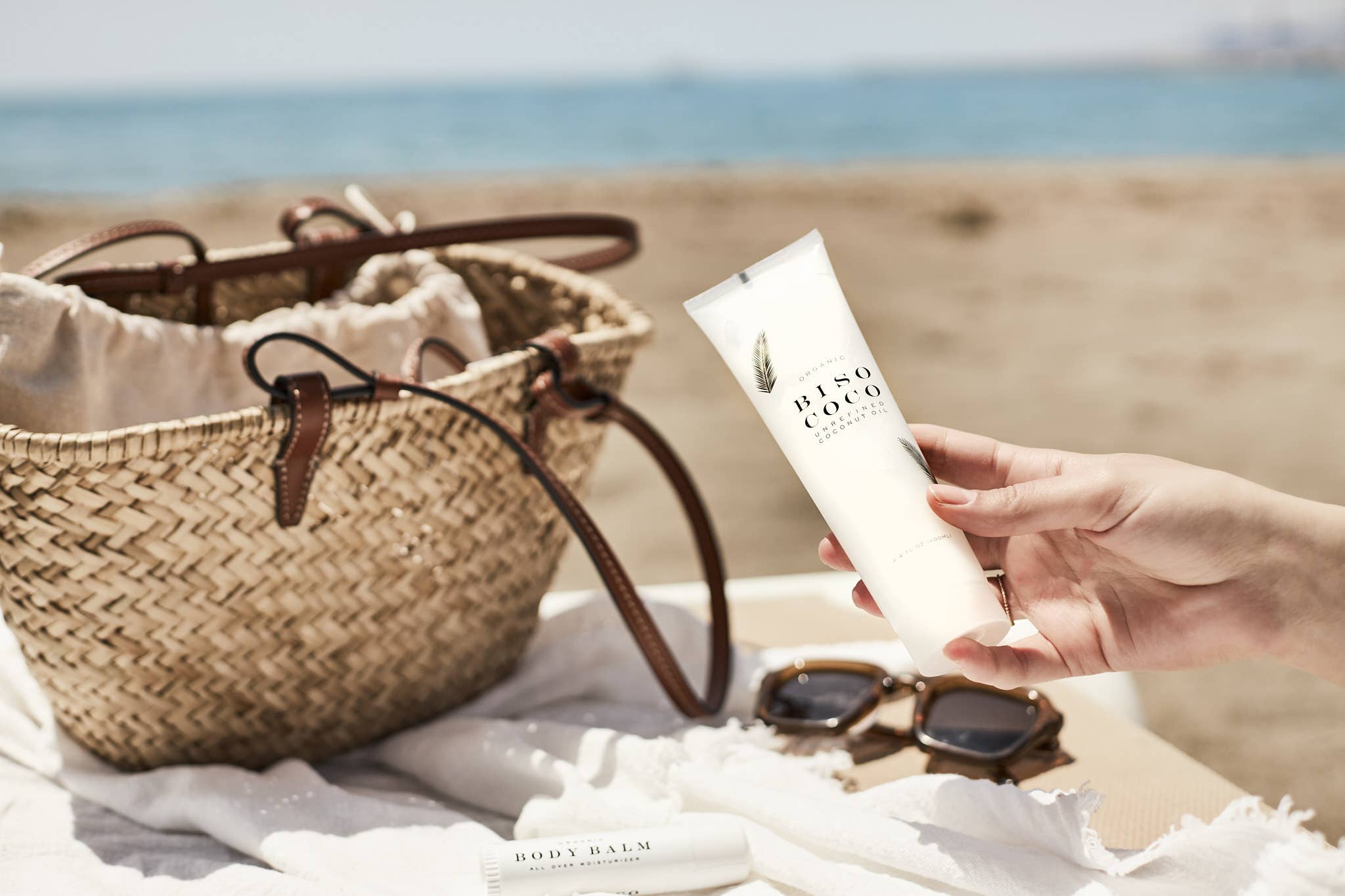 Bisococo – Engroshandel Bad/Kropsolie – Økologisk kokosolie til krop og hud | Naturlig | Tube 100 ml7