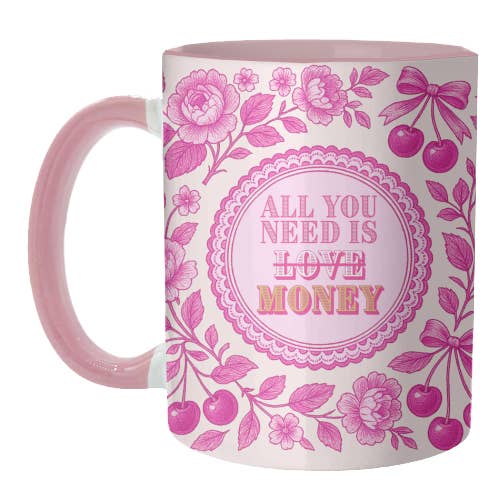 Mugs 'All You Need Is.. Money.' for wholesale by ART WOW