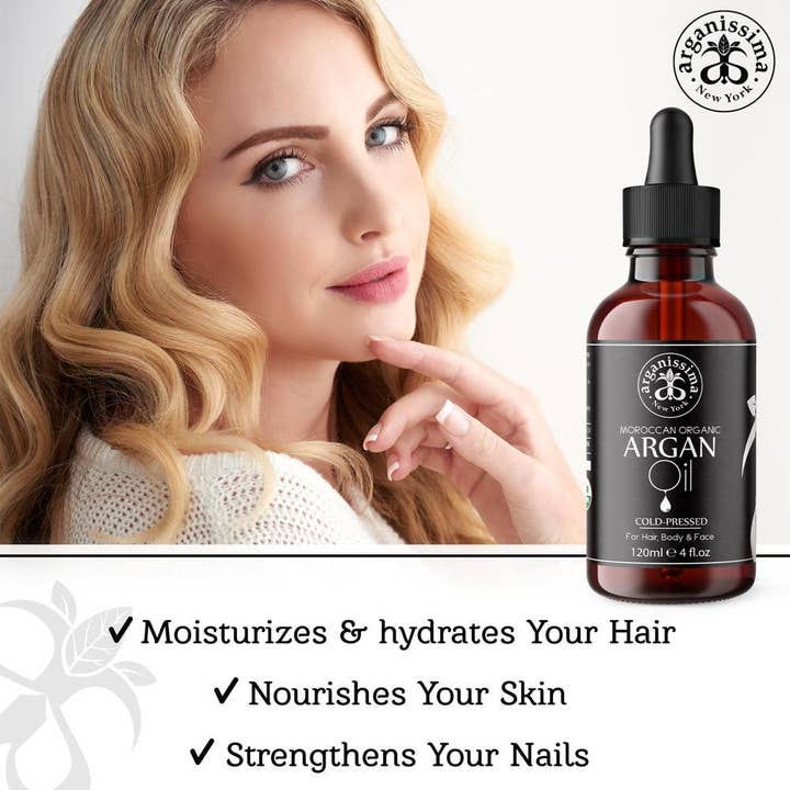 Pure Organic Cosmetic Argan Oil 120 ml, 4 fl oz for wholesale by Arganissima New York
