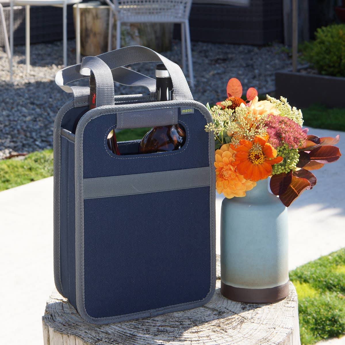 meori Inc – Großhandel Weintasche – Weintasche für 2 Flaschen, zusammenklappbar, wiederverwendbar16
