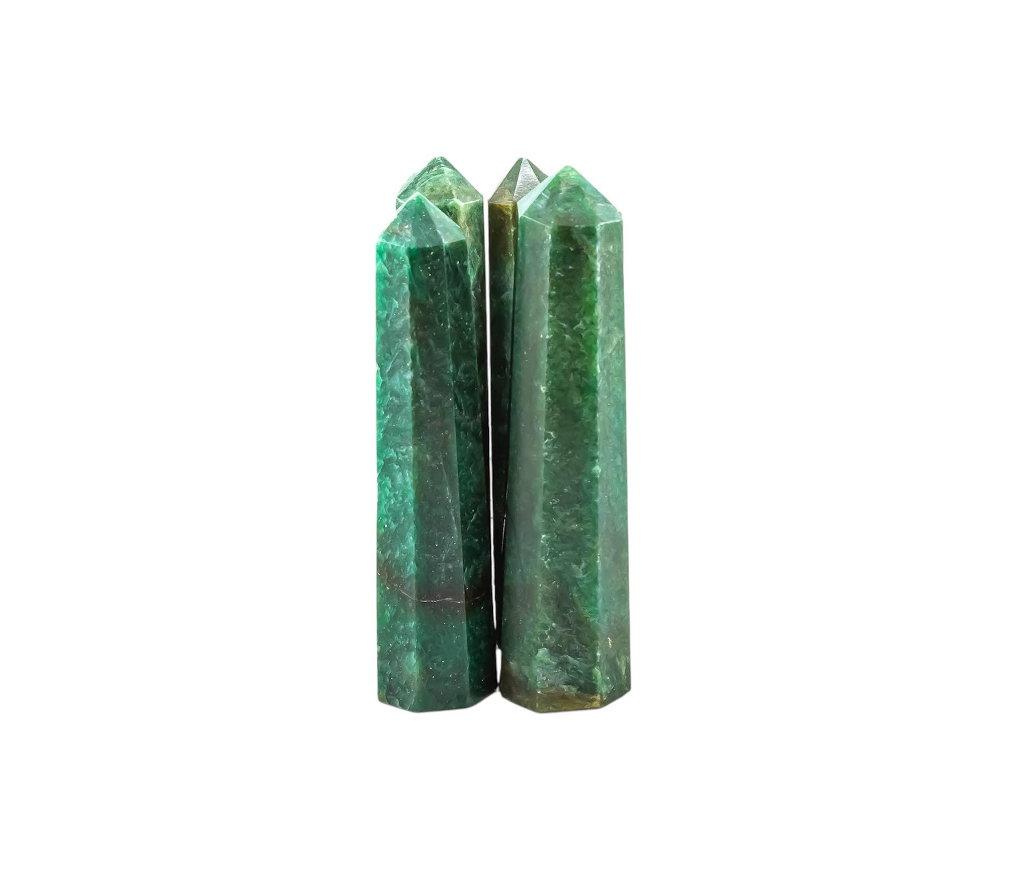 Quasar Gems USA – Pedra/cristal espiritual por atacado – Obeliscos da Torre de Jade de 6 Lados0