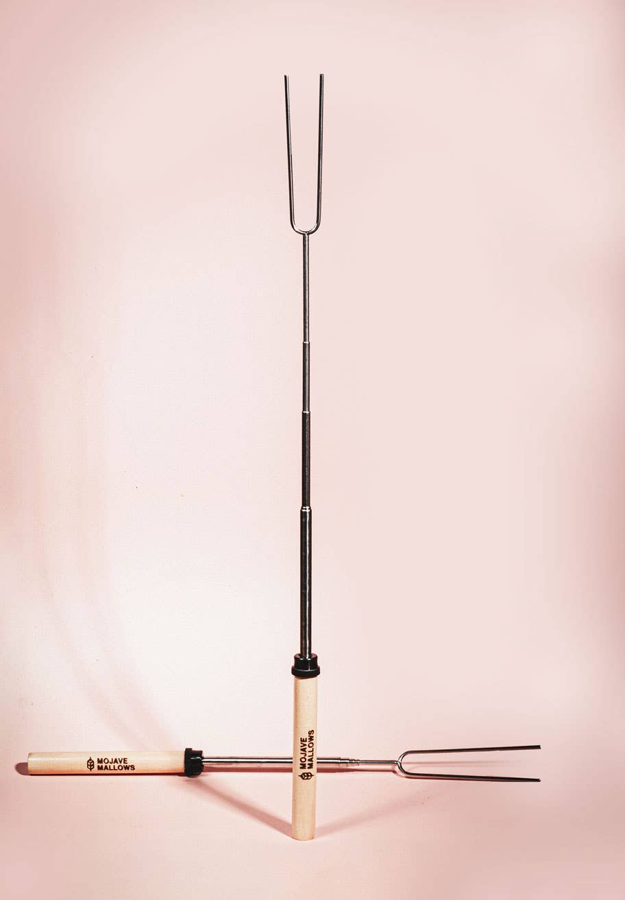 Mojave Mallows - Wholesale Roasting Stick - Campfire Skewer - Marshmallow / Hot Dog Roasting Fork2