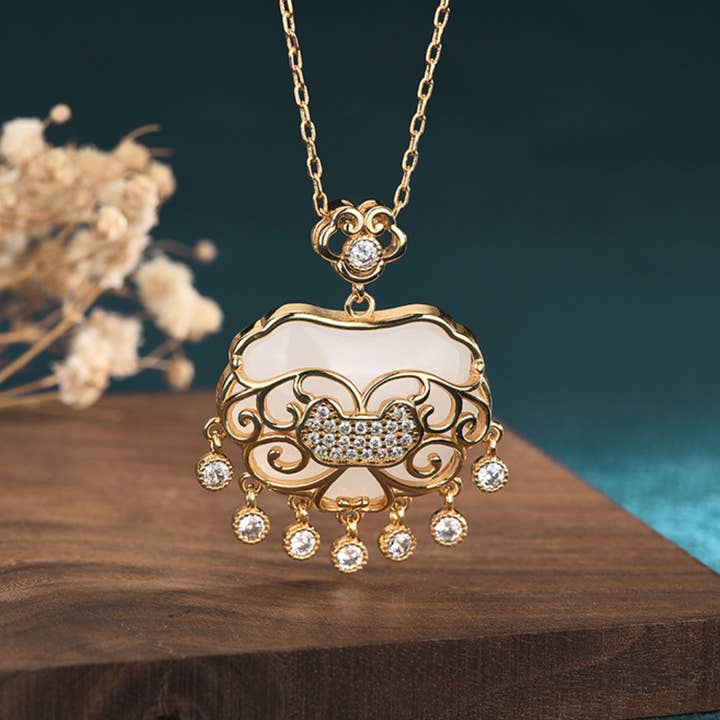 Lock Charm Halskette für den Großhandel von Bright MacMing