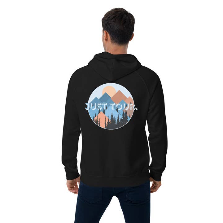 Just Tour. Seeker Organic Cotton Raglan Hoodie for wholesale by ANCHOR & CREW
