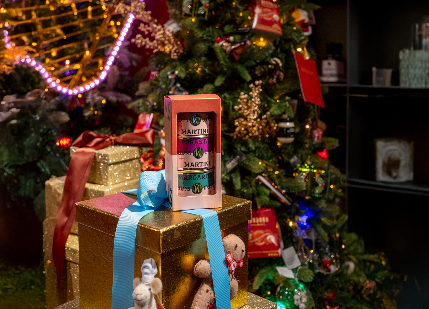 Williams Premium Canned Cocktails - Wholesale Cocktail Mix/Syrup - Gift packaging including 3 cocktails (PSMA, ESMA, MRGA)1