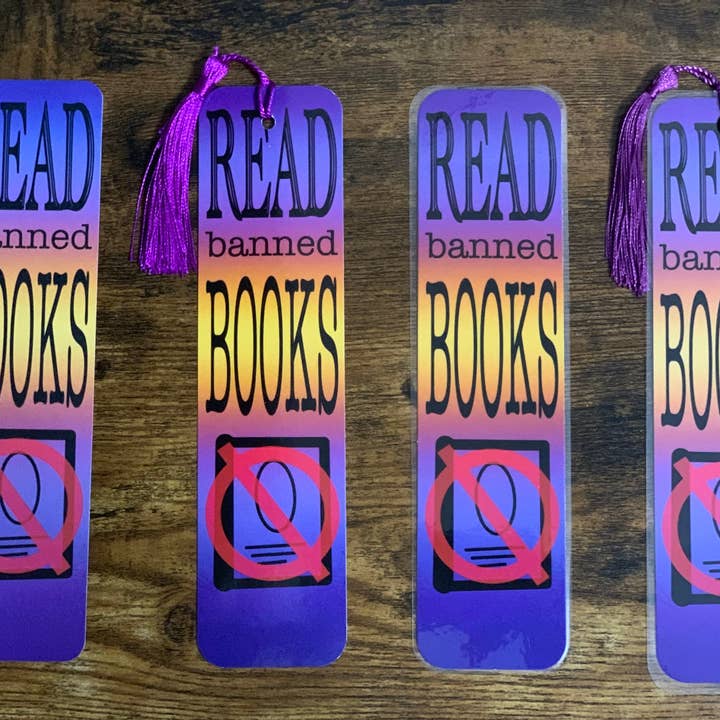Messterpieces - Wholesale Bookmark - 8x2 Banned Books Bookmark1