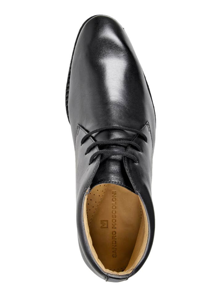 Sandro Moscoloni - Vente Bottines Chelsea – homme - Demi-bottes Sandro Moscoloni Landon grises à bout uni à 3 œillets3