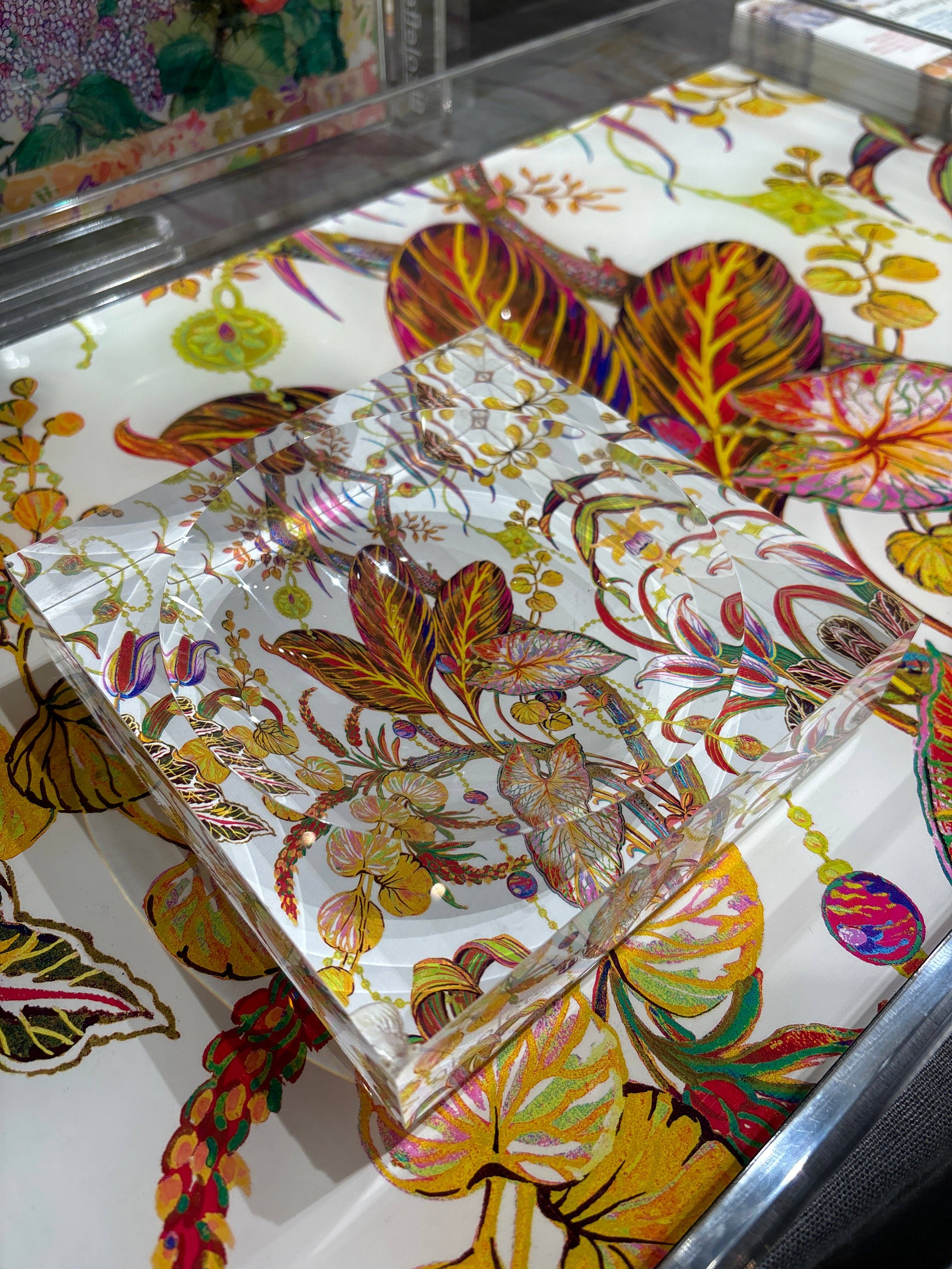 Multicolor Amazonia Splendor Acrylic Candy Catchall Dish for wholesale on Faire1