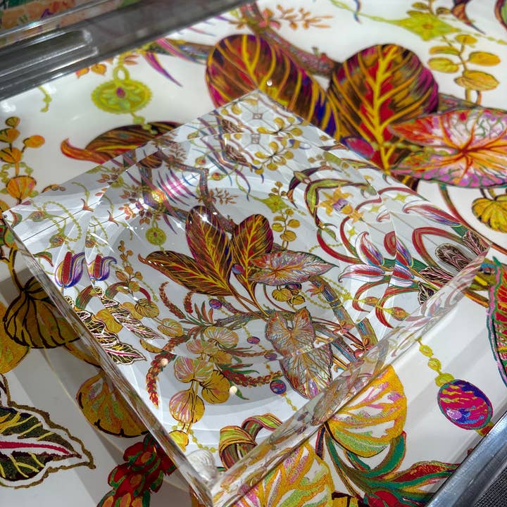 Multicolor Amazonia Splendor Acrylic Candy Catchall Dish for wholesale on Faire1