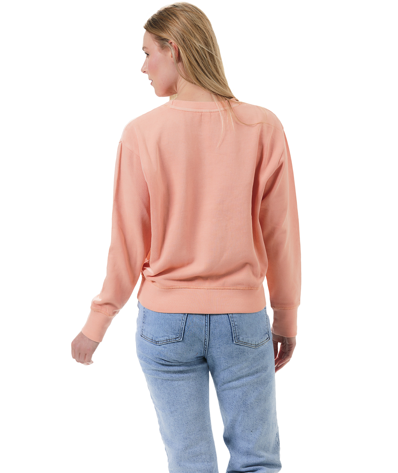 U.S. Apparel - Wholesale Sweatshirt - Women's - Ladies Garment Dyed Crew Fleece25