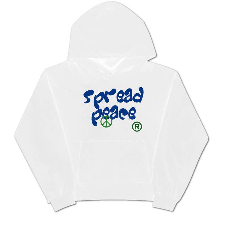Felpa con cappuccio Spread Peace Spray per la vendita all'ingrosso da parte di Goodsinners