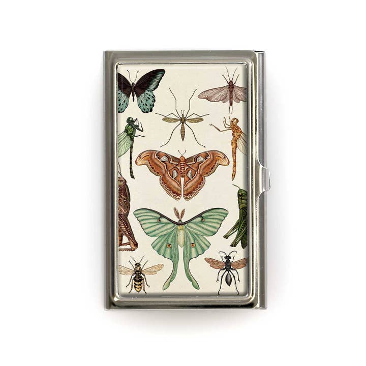 Lucy Lu Designs - Venta al por mayor Tarjeteros - Insectos Bugs Bugs - Funda para tarjetas de visita