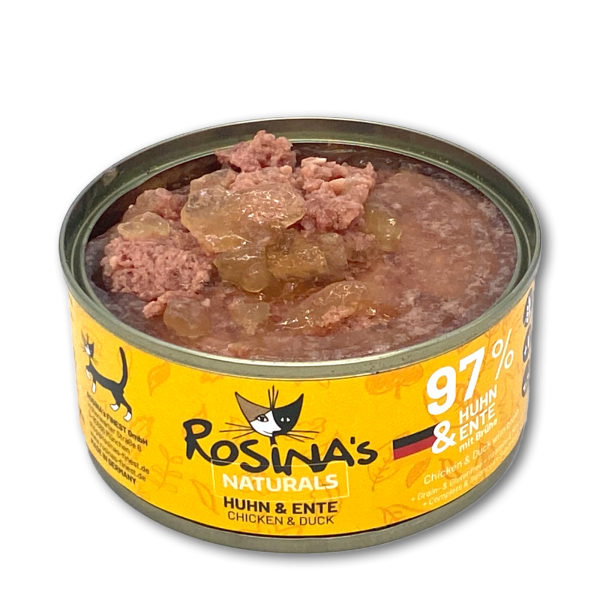 ROSINAs FINEST GmbH - Vente Nourriture – chat - Poulet et canard en boîte 6 x 100 g2