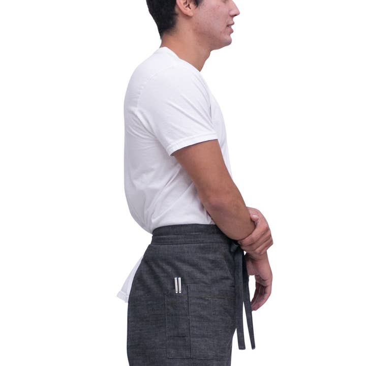 BlueCut - Wholesale Apron - Mercer Half Apron - Denim1