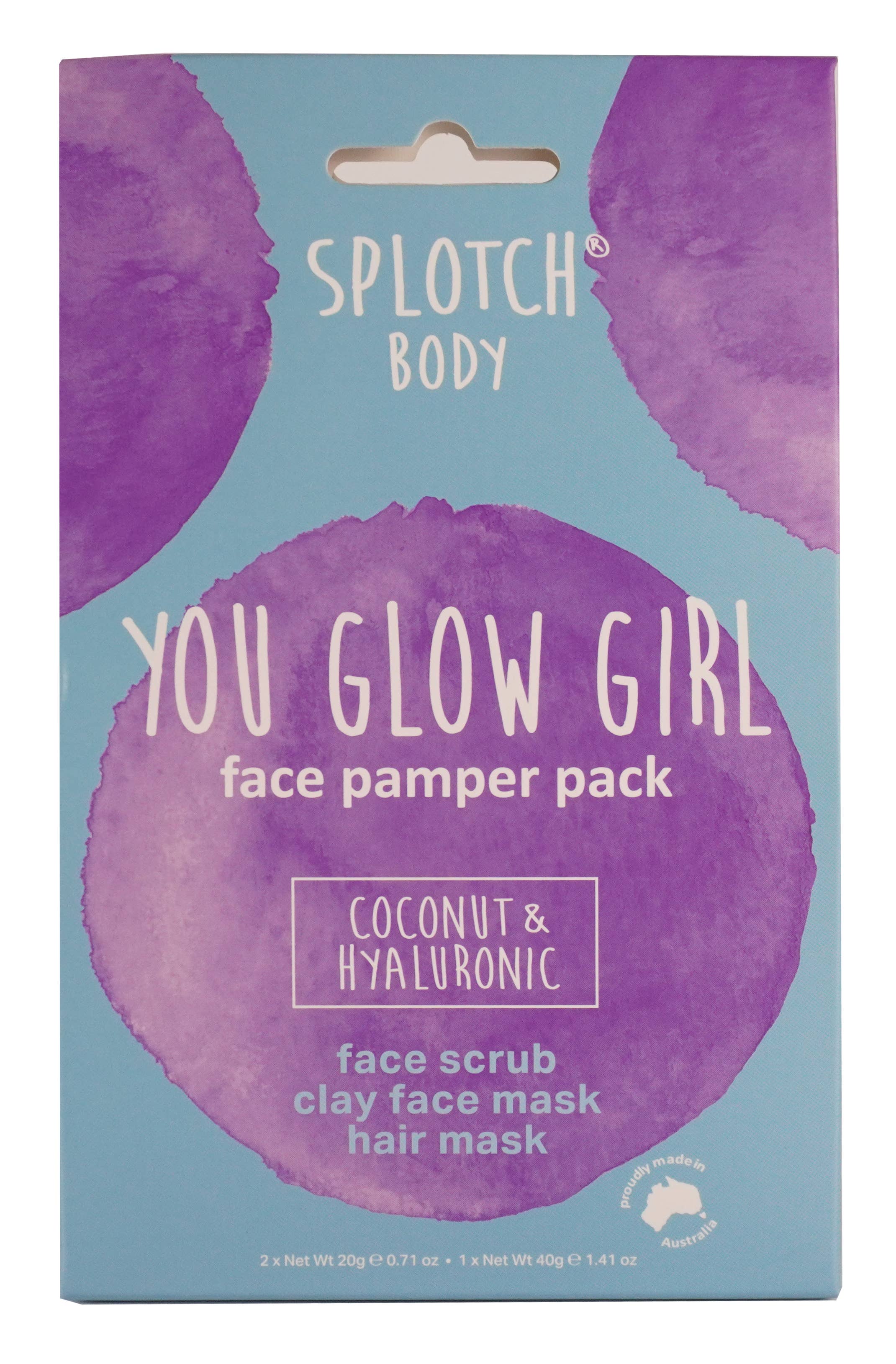 Cognescenti Pty Ltd – wholesale Facial-care set/kit – Coconut & Hyaluronic You Glow Girl...Face Pamper Pack