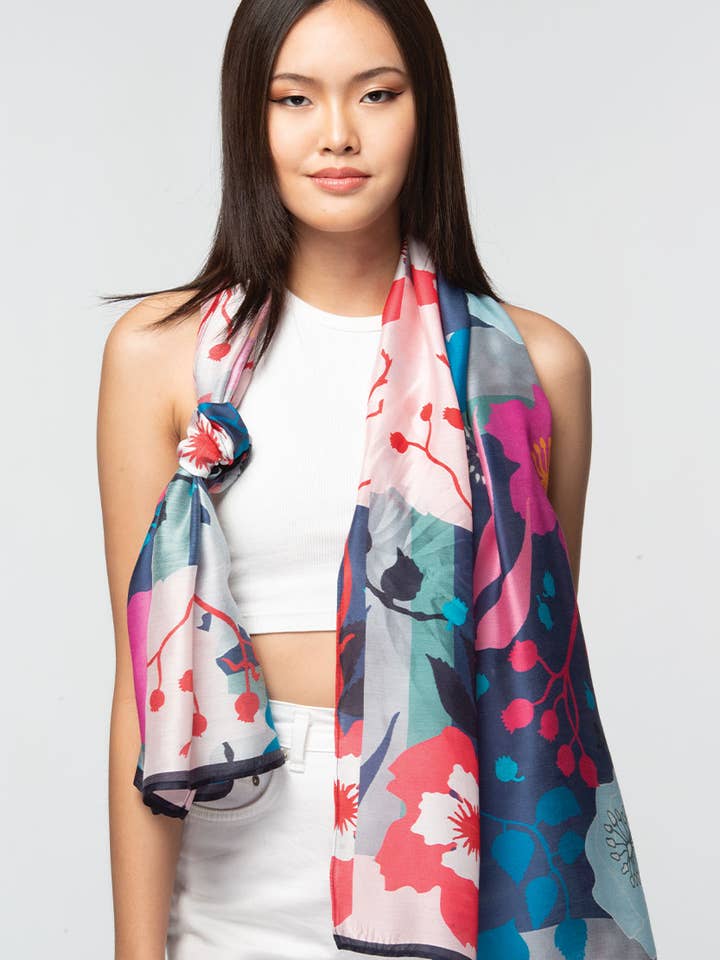 Écharpes Rishika en Cupro pour la vente par Sevya Handmade