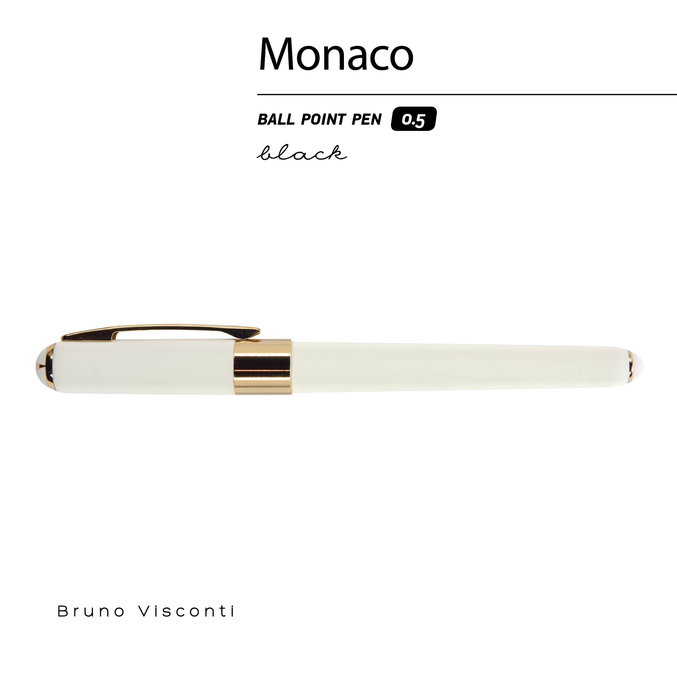 BV by Bruno Visconti - Wholesale Pen - Monaco - White3