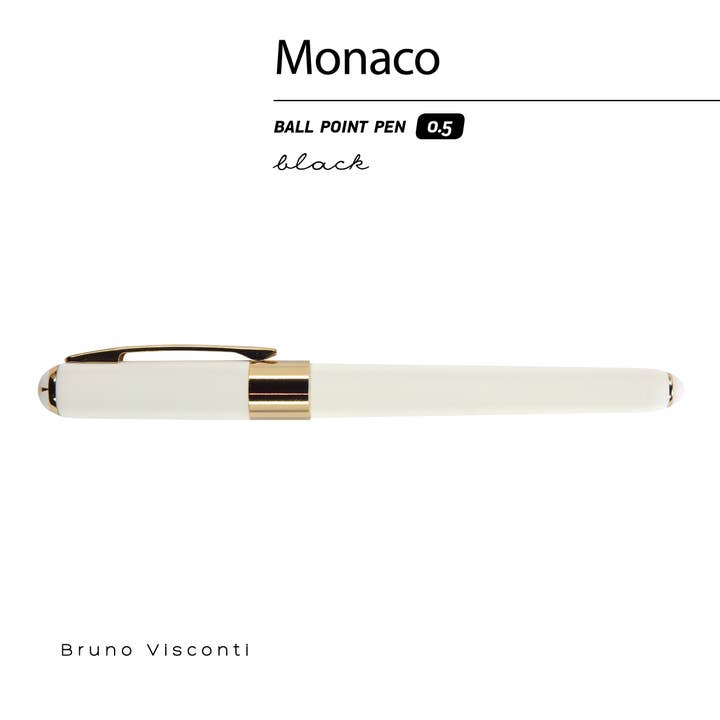 BV by Bruno Visconti - Wholesale Pen - Monaco - White3