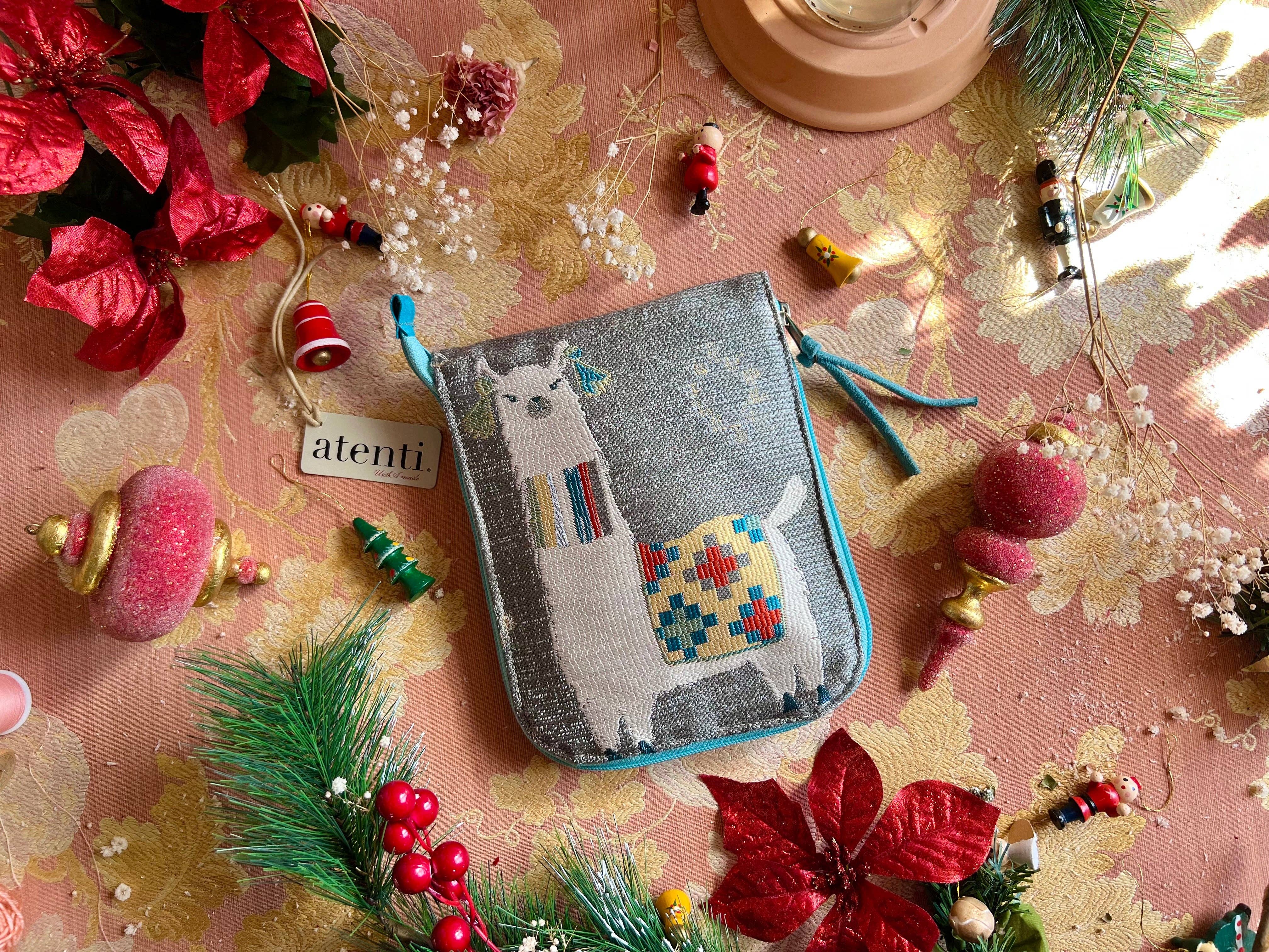 Atenti – Engroshandel Strikke-/hækleartikler – Mamallama Rundt Etui - Fås i Turkis6