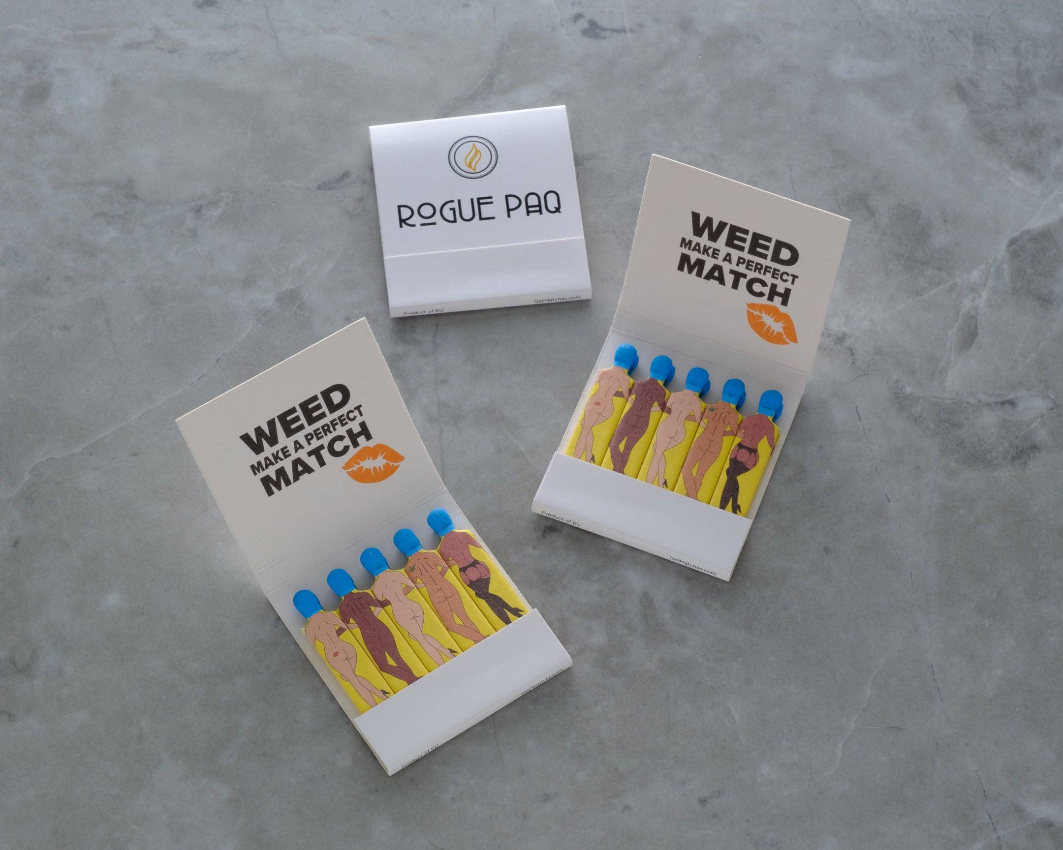 Rogue Paq - Wholesale Matches - SendNudes Novelty Safety Matches: Perfect Match1