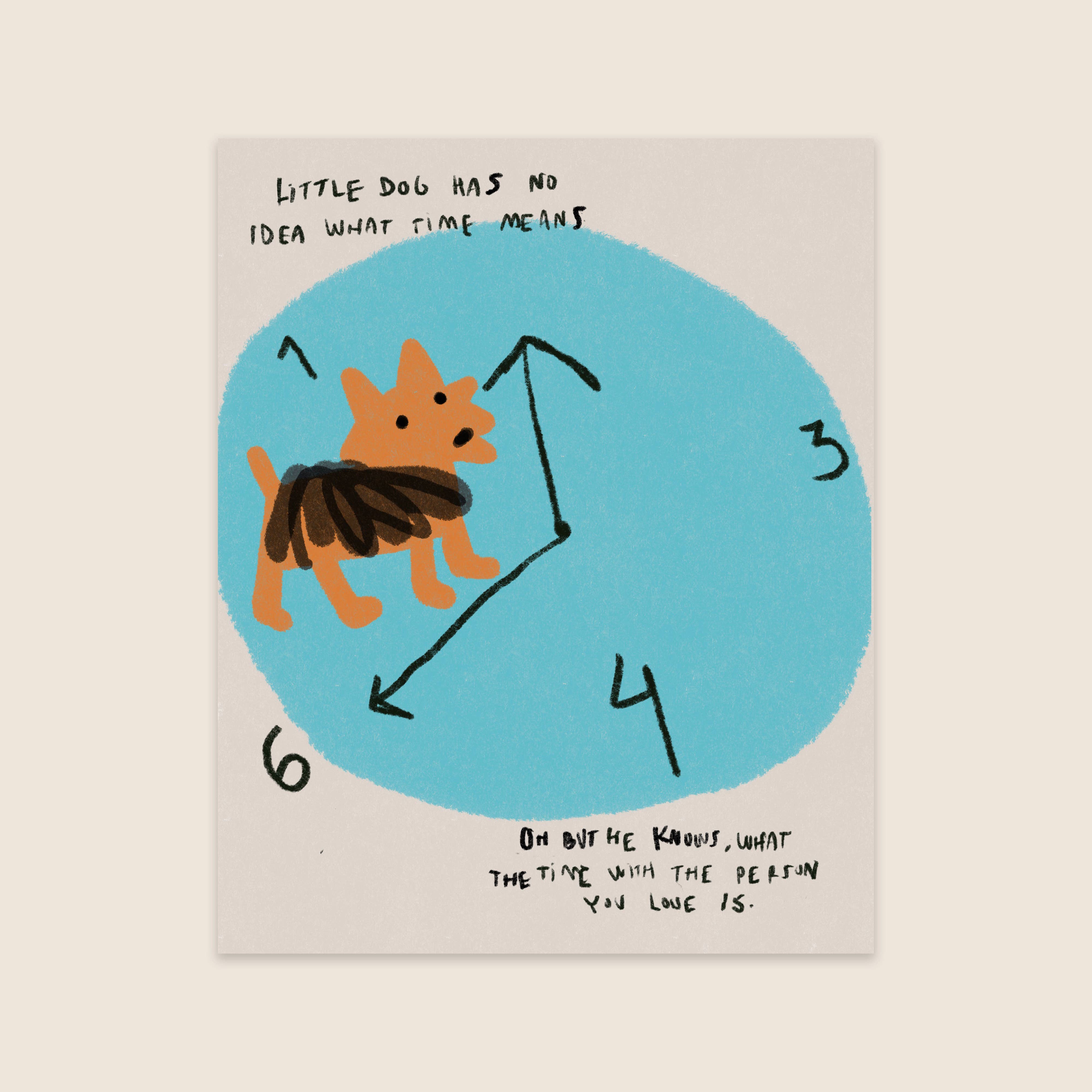 Andrea Caceres - Wholesale Art Print - TIME - Art Print0