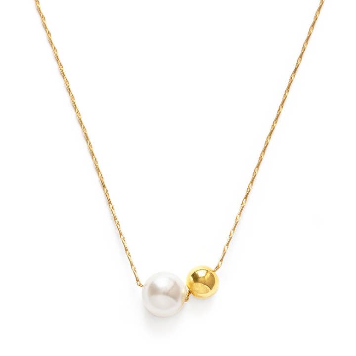 Amano Studio - Wholesale Pendant/Charm Necklace - Pearl Orbit Necklace