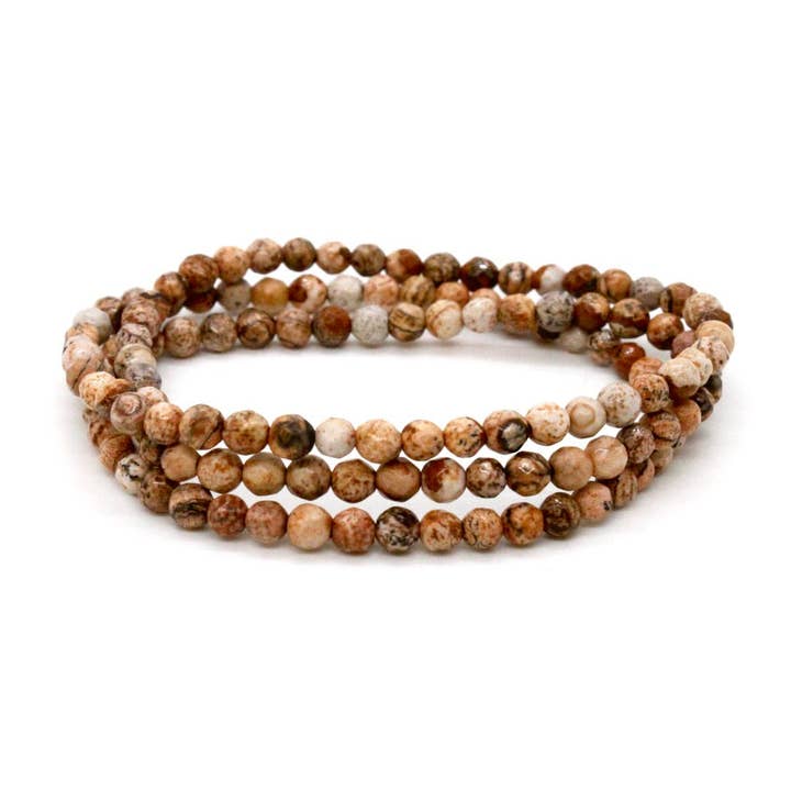 Jasper Stretch Short Necklace or Bracelet - NS-JP for wholesale by LIZOU