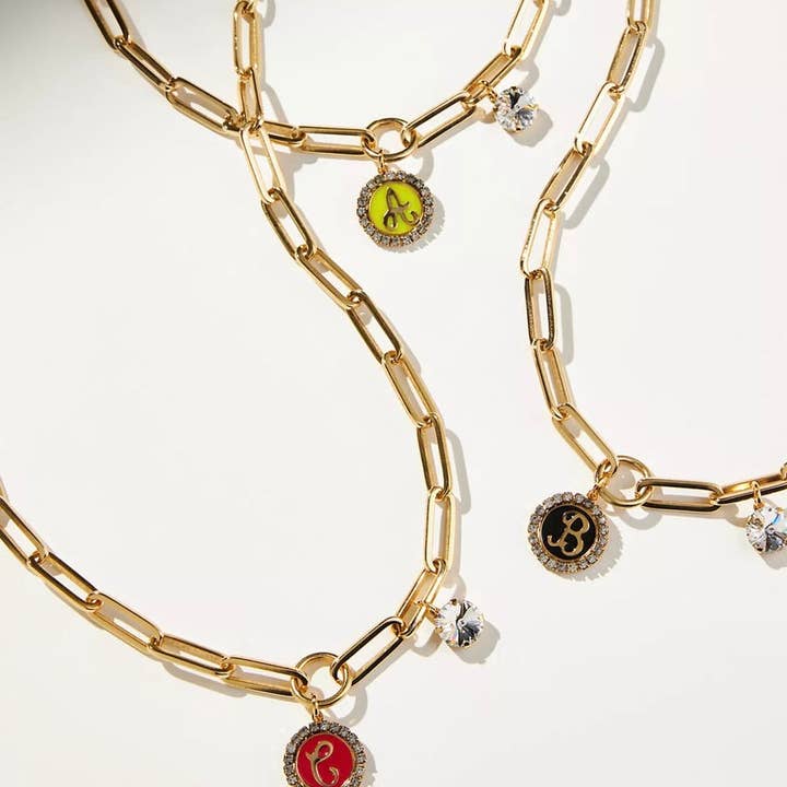TOVA - Wholesale Pendant/Charm Necklace - Statement Monogram Necklace