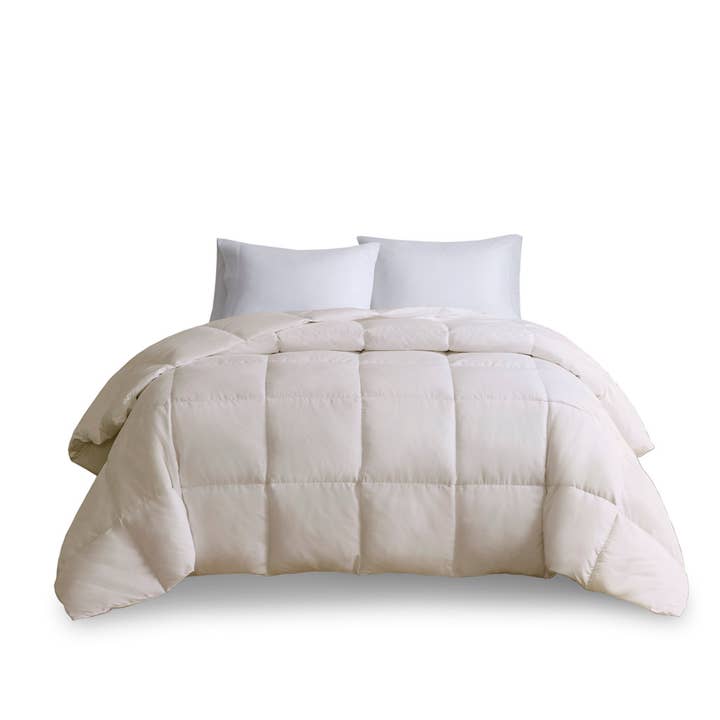 Olliix - Wholesale Down Comforter - Quilted Goose Feather and Down Oversize Comforter, Cream15