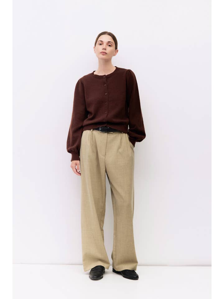 MOD REF - Wholesale Cardigan - Women's - The Sola Cardigan | Puff Sleeve Cardigan5