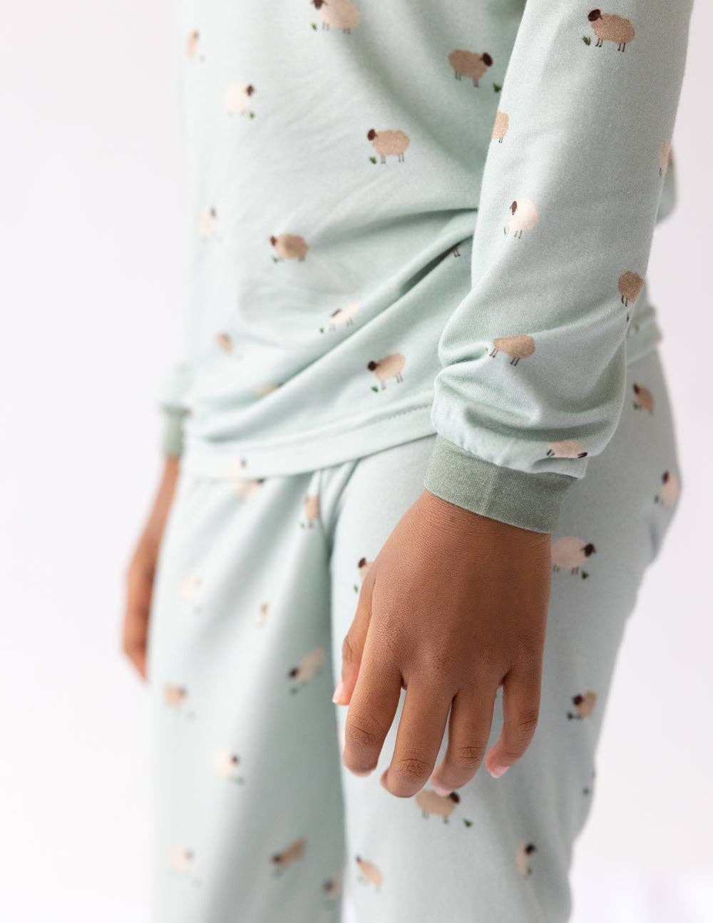 Elevated Faith - Wholesale Sleepwear Set - Kids - Lamb Bamboo Kids Pajama Set2