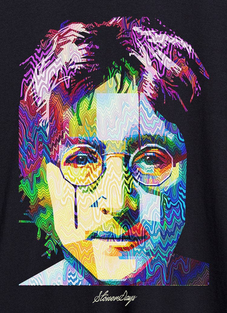 StonerDays Apparel - Venta al por mayor Camiseta estampada - Hombre - Camiseta Pop Art John para hombre2