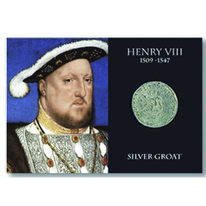 Reproduction de pièces - Groat en argent d'Henri VII - Emballé pour la vente par Timeline Gifts Ltd