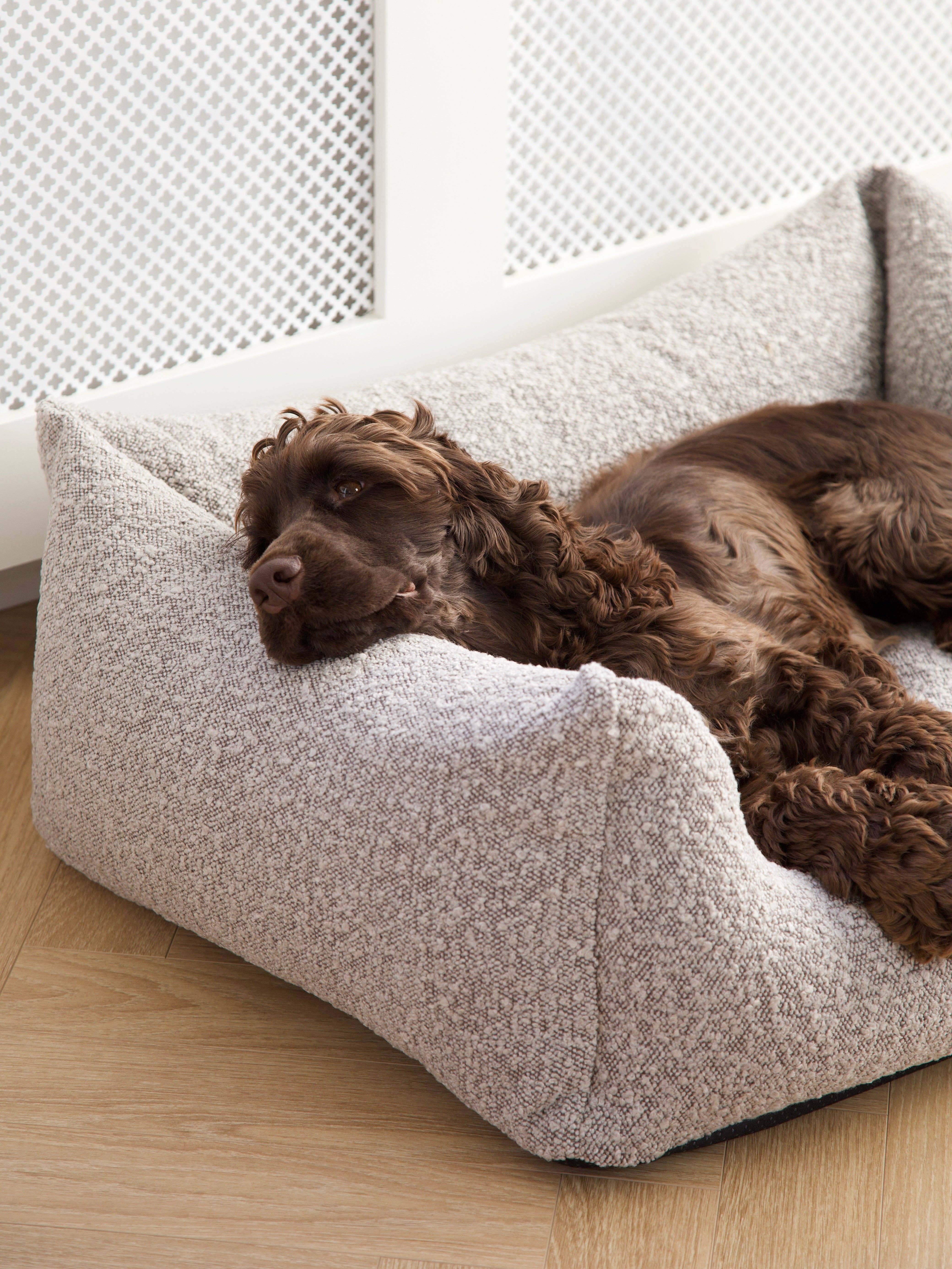 Nordog - Wholesale Bed voor huisdieren - Hond - BILLY hondenmand van bouclé stof in taupe7