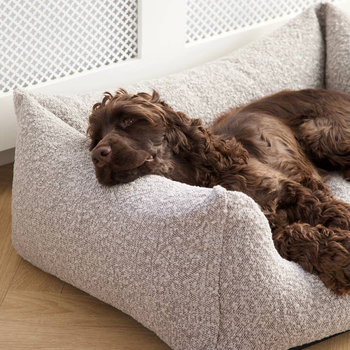 Nordog – Engroshandel Seng - Hund – BILLY Bouclé Hundeseng Taupe7