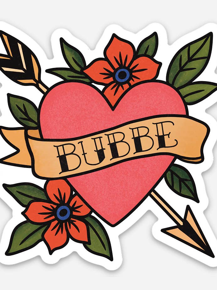 Autocollant Vibes de Tatouage Bubbe pour la vente par Oy Vey Crafts