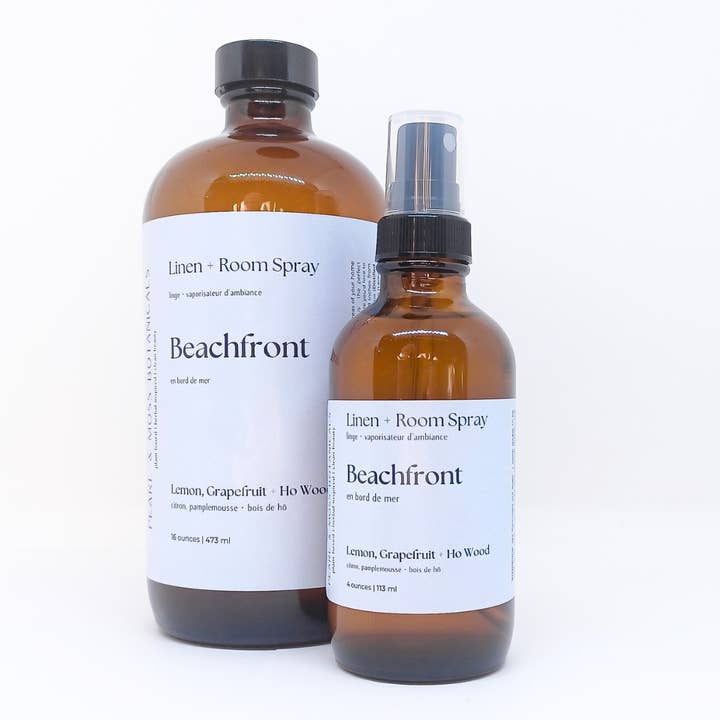 Pearl & Moss Botanicals Inc. - Wholesale Room & Linen Spray - Linen + Room Spray: Beachfront1