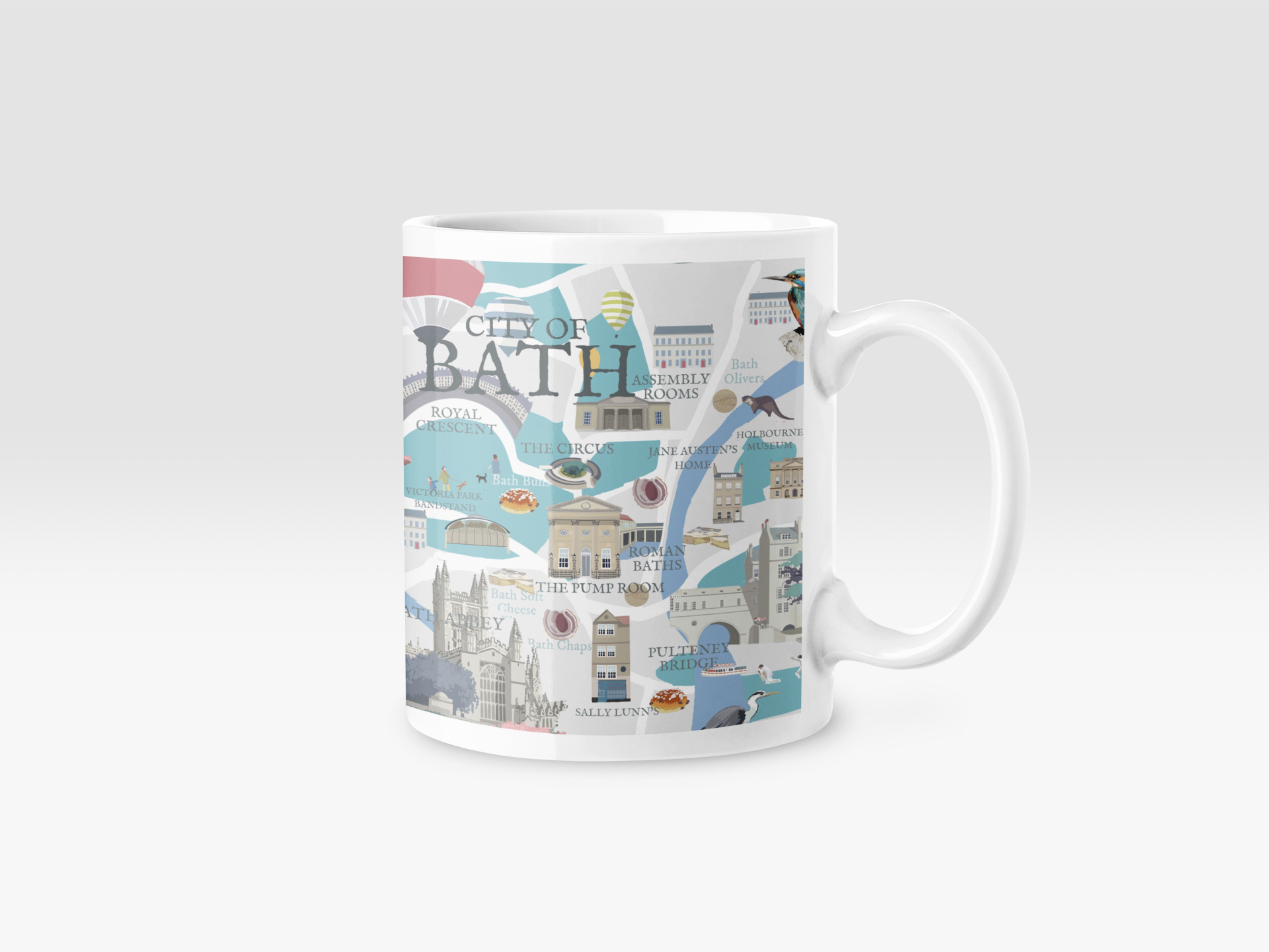 Betty Boyns Designs – wholesale Coffee mug – ILLUSTRATED MAP MUGS0
