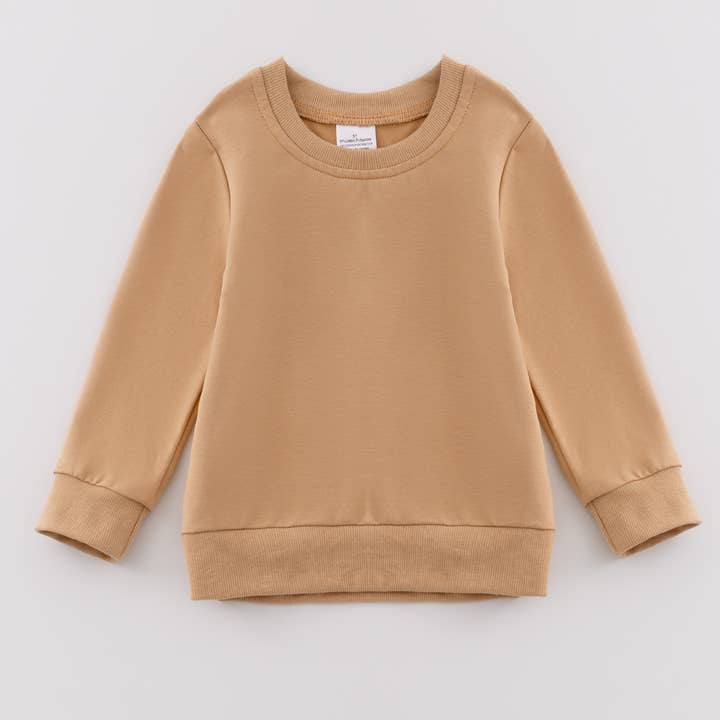 Little Trendy - Wholesale Sweatshirt - Kids - Children teenagers solid color cotton pullover sweatshirt10