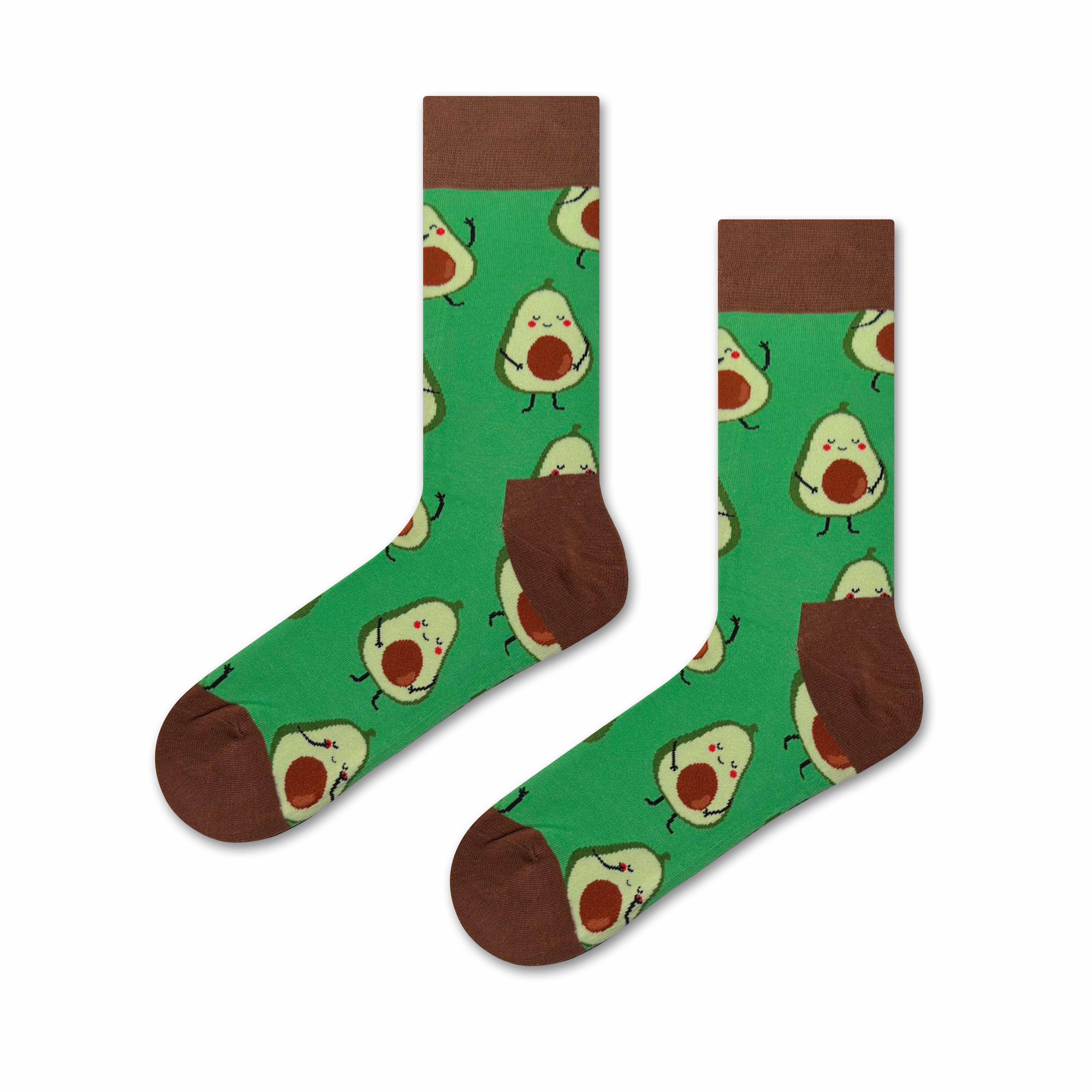 Marc JoJo – Großhandel Socken - Unisex – Glückliche Avocado-Socken 🥑😊