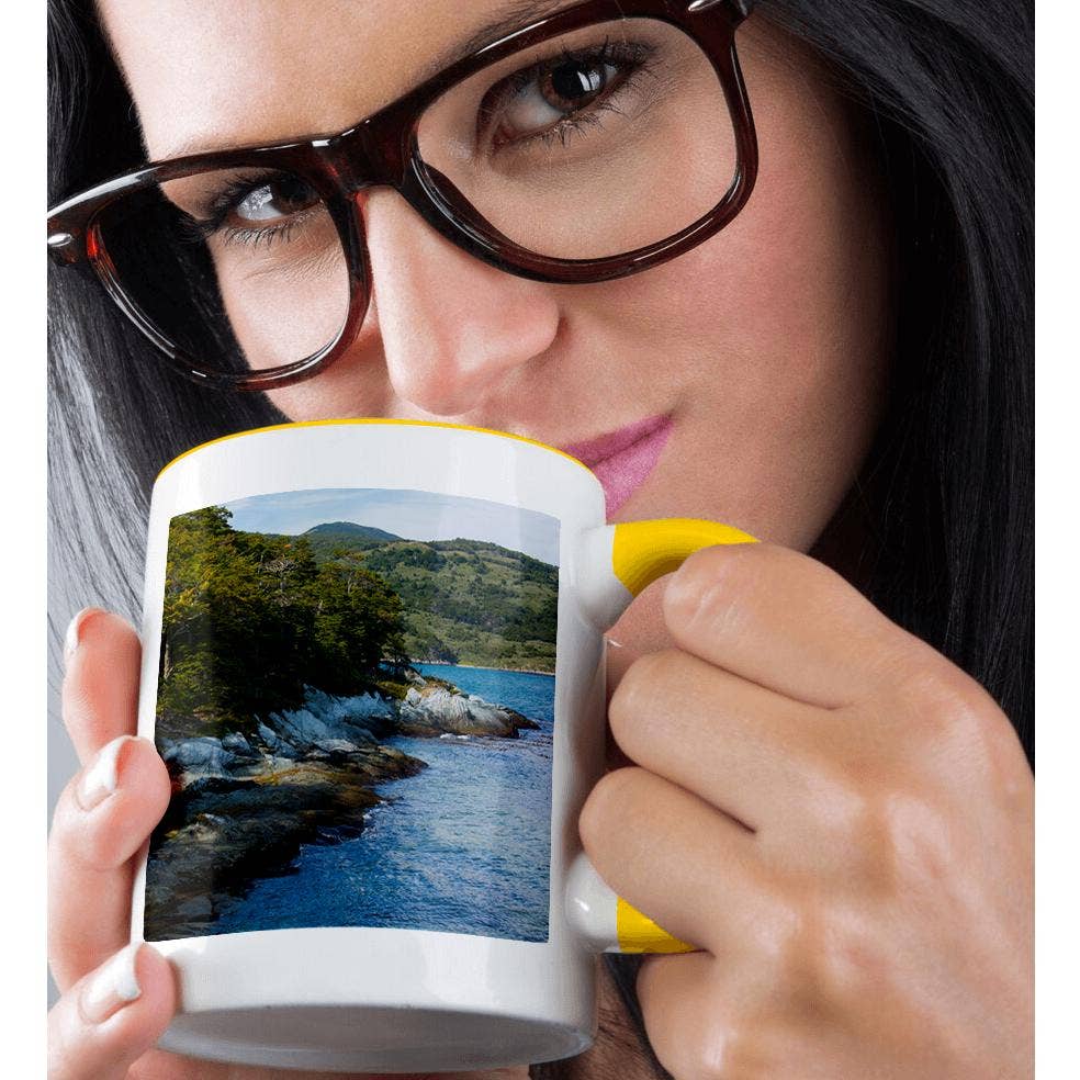 3dRose – Großhandel Kaffeebecher – 3dRose, Argentinien. Feuerland. Feuerland-Nationalpark. Der Küstenpfad., Tasse1