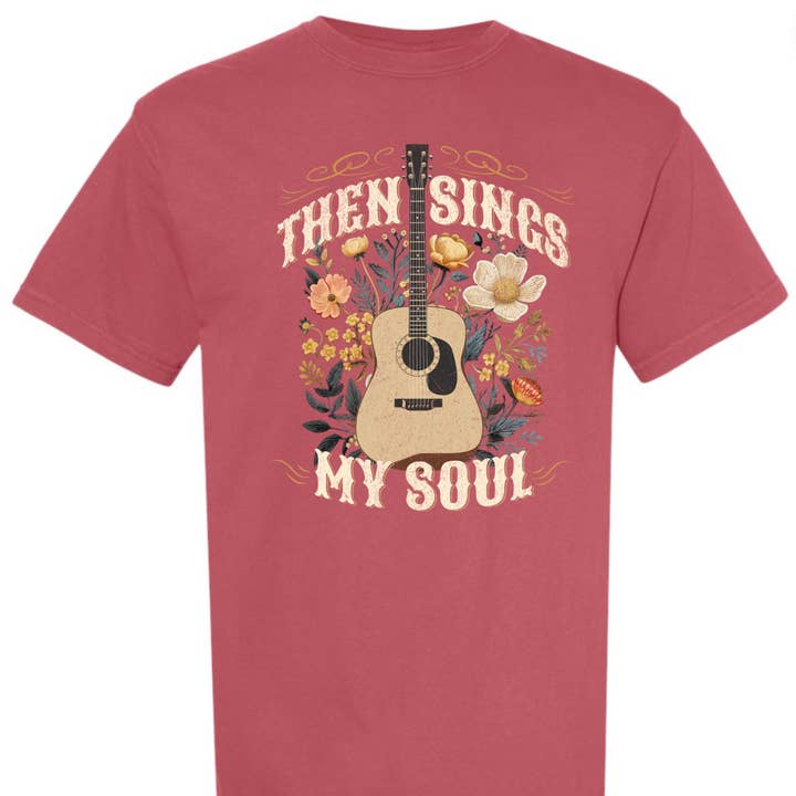 Kiki's Boutique - Wholesale Screen Printed T-Shirt - Women's - Then Sings My Soul Graphic Tee