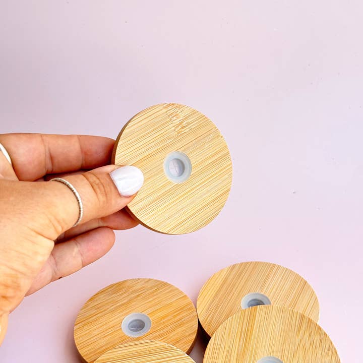 Golden Hour Designs - Wholesale Drink Lids - Bamboo Lid3