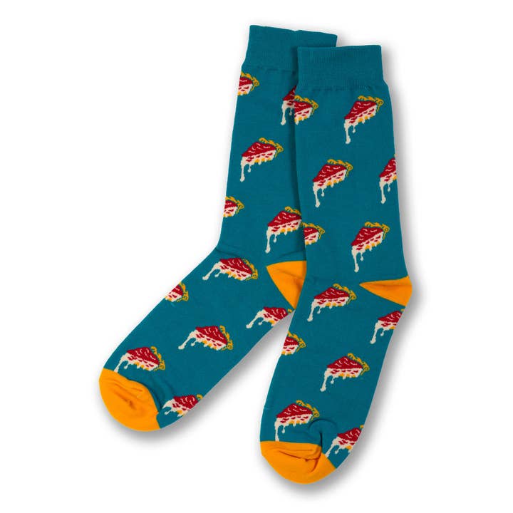 Chicago Deep Dish Pizza Socks for wholesale by Transit Tees