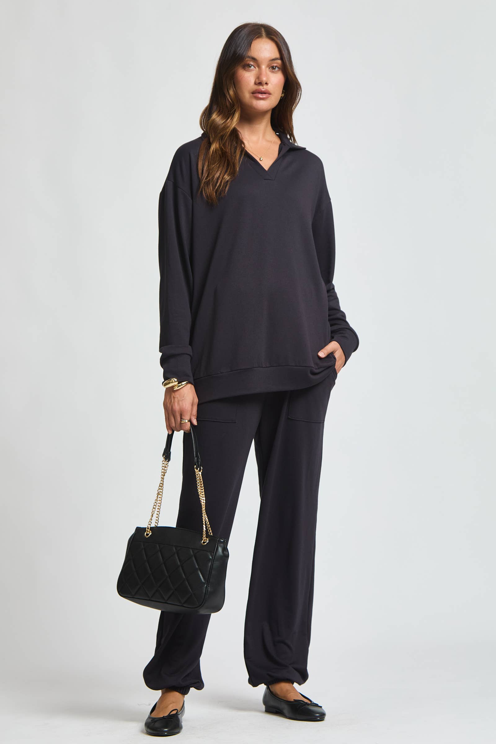 Dear Scarlett - Wholesale Lounge Set - Women's - 2-Piece French Terry Set TRVSET-WEEKEND9