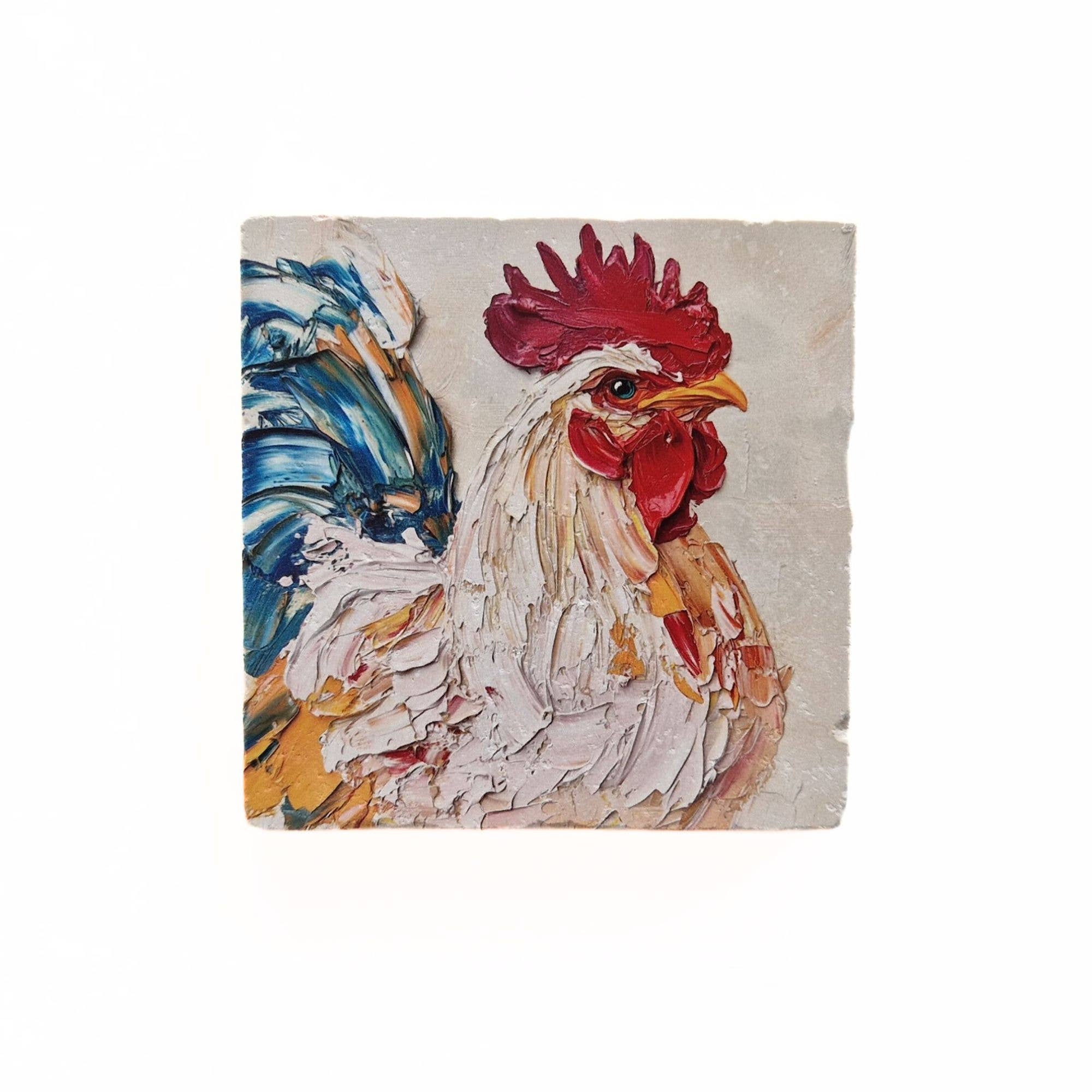 Artige BV - Wholesale Sculpture - Rooster - natuursteen tegel1