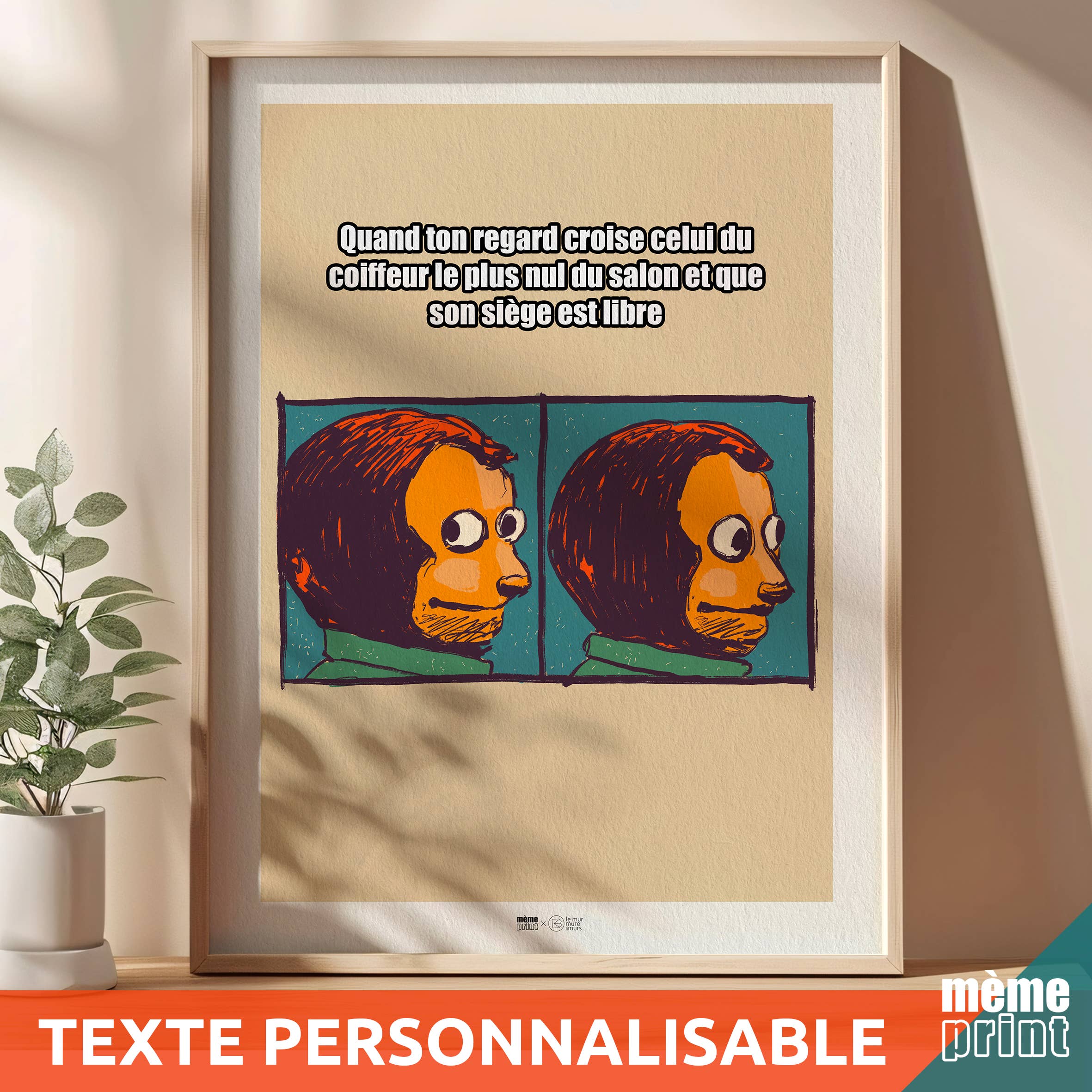 le murmure des murs - Venta al por mayor Pósteres - Muestra meme Marioneta mono color0