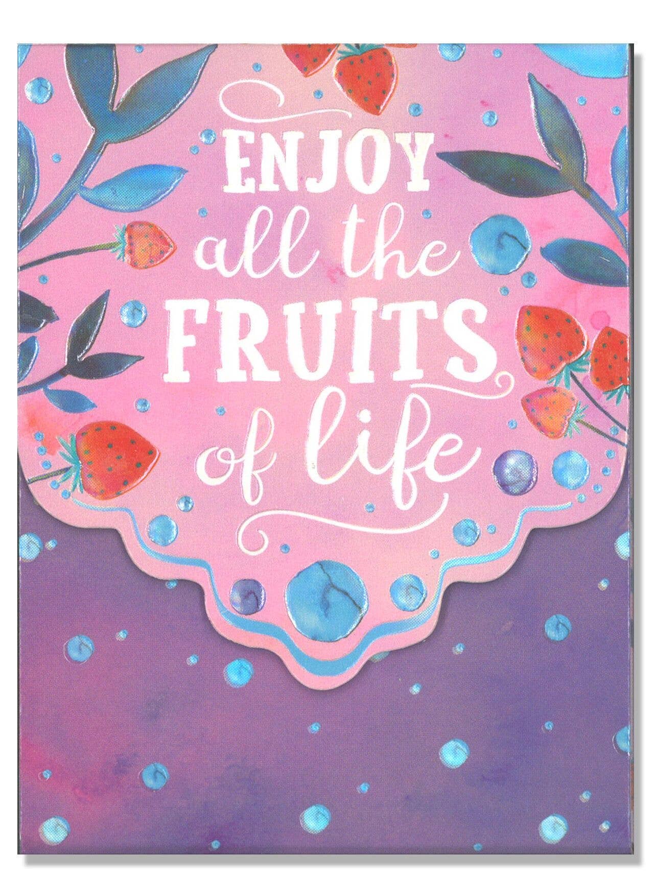 Carol Wilson Fine Arts Inc./For Arts Sake - Wholesale Notepad - Fruits Of Life Embossed, Die-Cut Purse Pad0