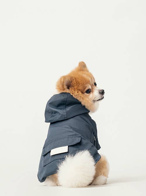 PEHOM – Engroshandel Regnovertræk - Hund – Regnfrakke - Blå