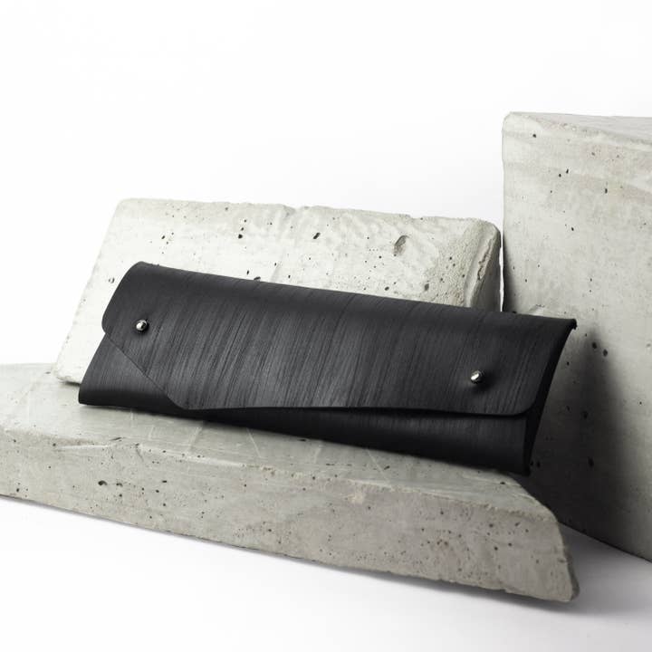 Äkta Läder Pennhållare /Penna/Glasögonfodral Svart för wholesale av MIMIKRI Design